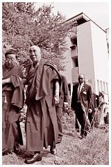 S.H. der Dalai Lama im Tibet-Institut Rikon